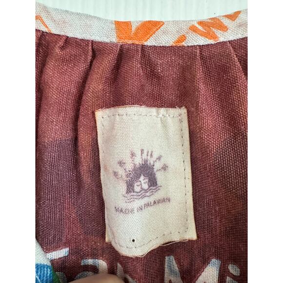 ARAPILAK Flour Sack Tiered Dress One Size - Picture 4 of 6